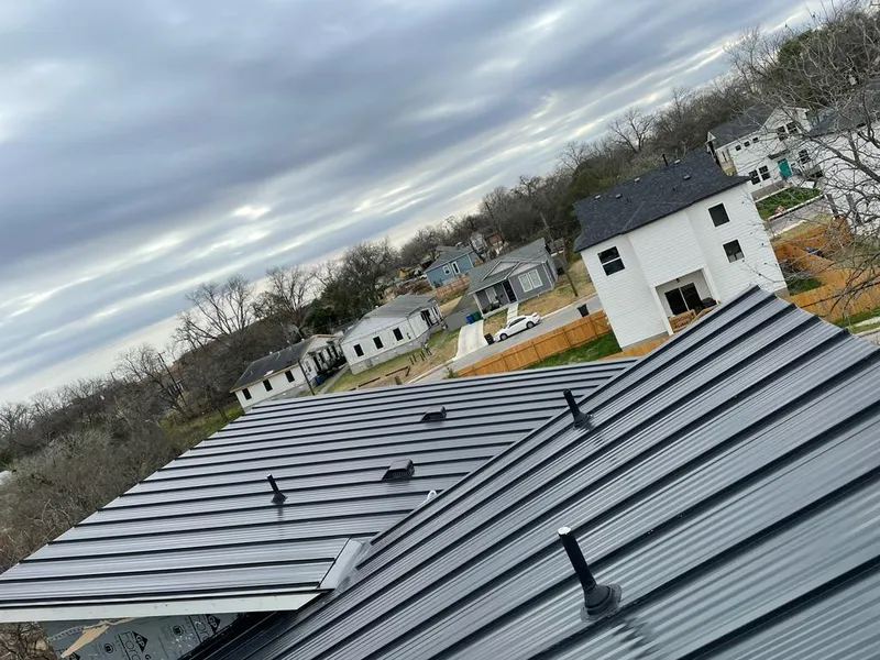 Standing seam metal roof panels with vents for Skylight Repair in Kahaluu